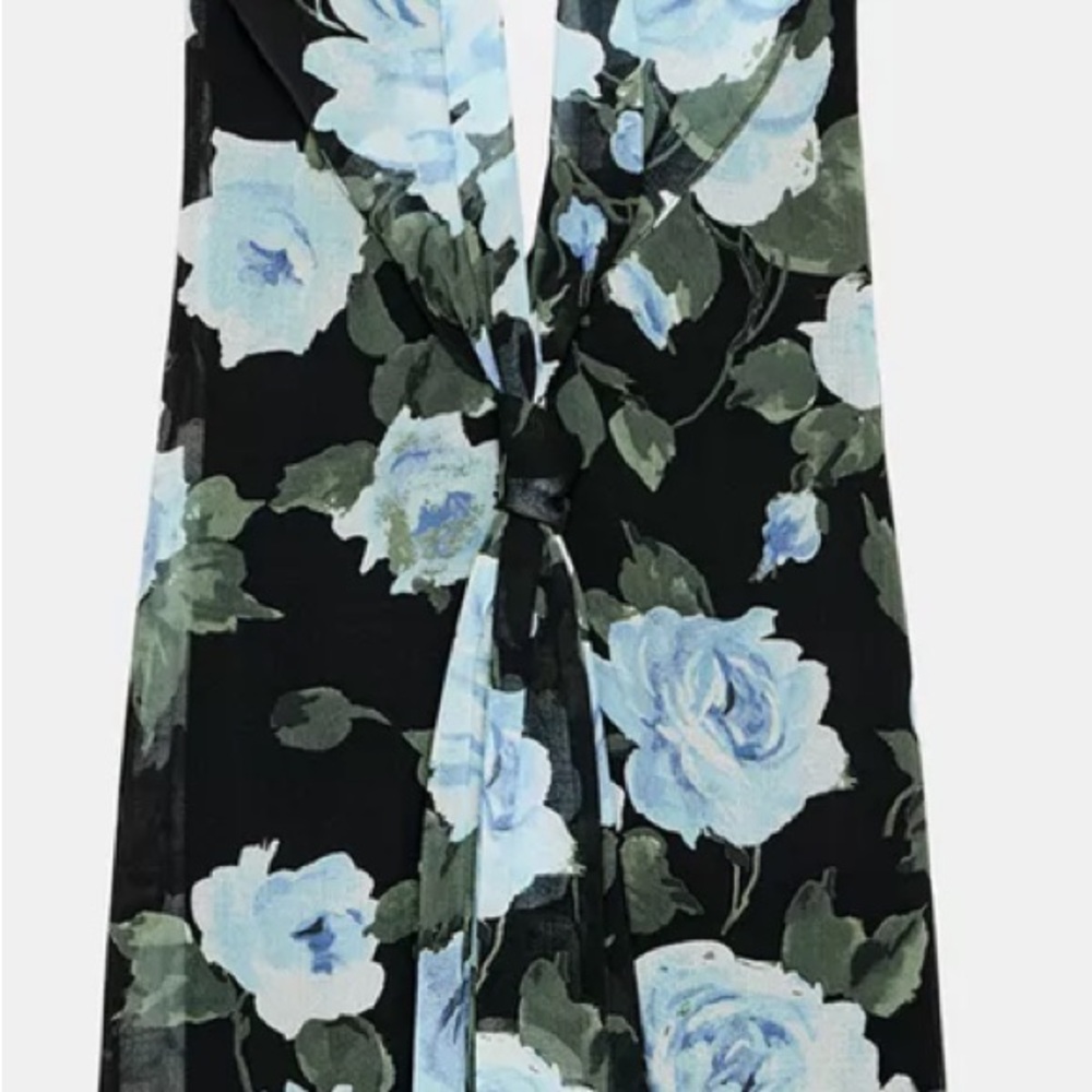 NWT🎉SALE🎉ZARA LONG FLORAL PRINT DRESS - Picture 7 of 8